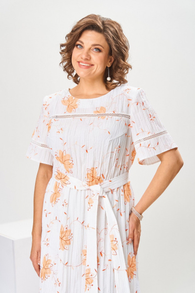 Платье Romanovich Style 1-2823 оранжевый - фото 5