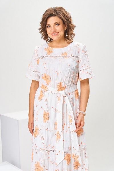 Платье Romanovich Style 1-2823 оранжевый - фото 4