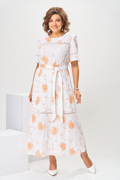 Платье Romanovich Style 1-2823 оранжевый - фото 2