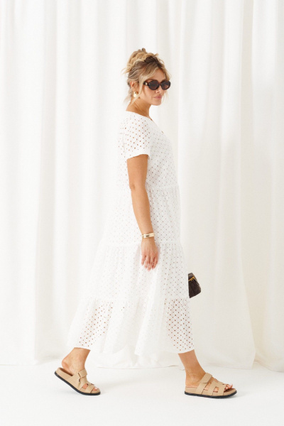 Платье Beautiful&Free 6462 белый - фото 7