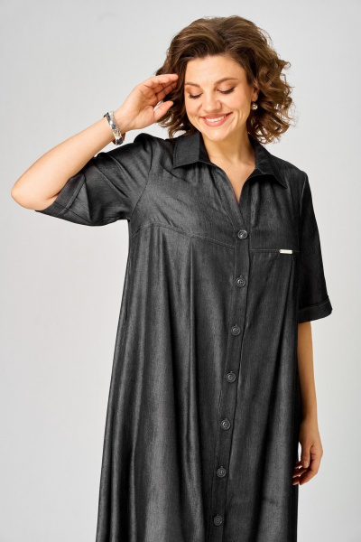 Платье Michel chic 2198 ночной графит - фото 6