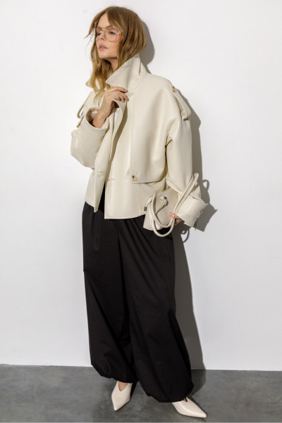 Тренч PiRS 6771 светло-бежевый - фото 5