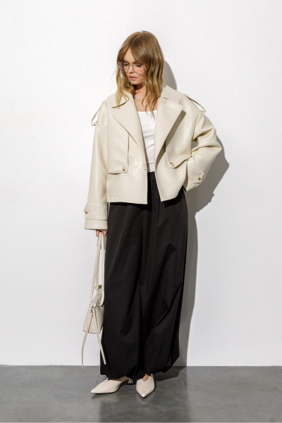Тренч PiRS 6771 светло-бежевый - фото 4