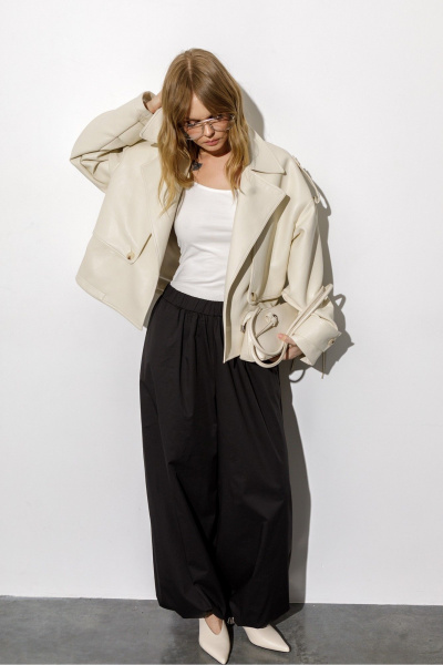 Тренч PiRS 6771 светло-бежевый - фото 3