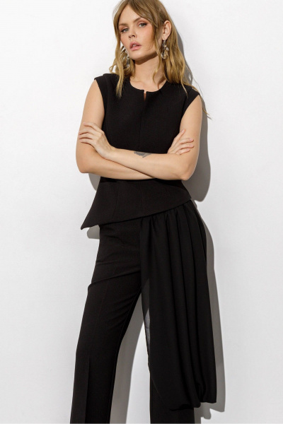 Блуза PiRS 6773 черный - фото 4