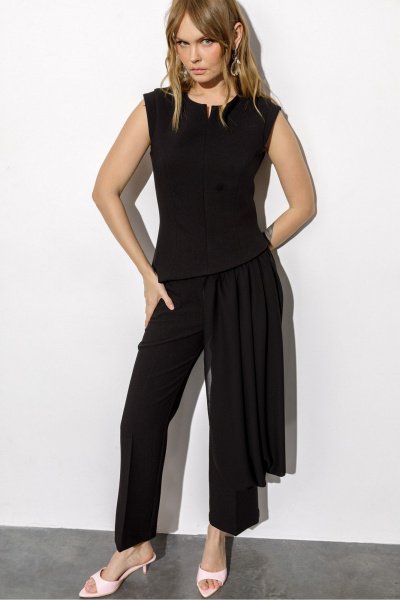 Блуза PiRS 6773 черный - фото 3