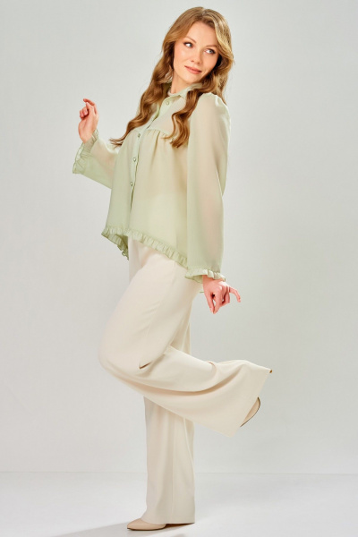 Блуза Fita 20841 лаймовый - фото 5