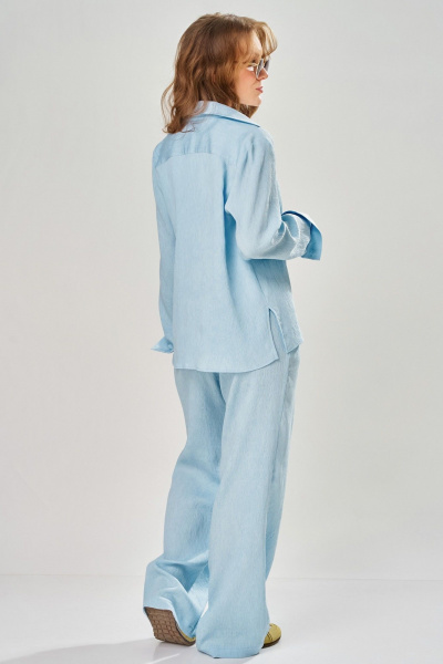 Брюки, рубашка Fita 3312 небесно-голубой - фото 7