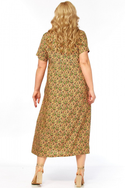 Платье LadyThreeStars 2681 янтарный - фото 7