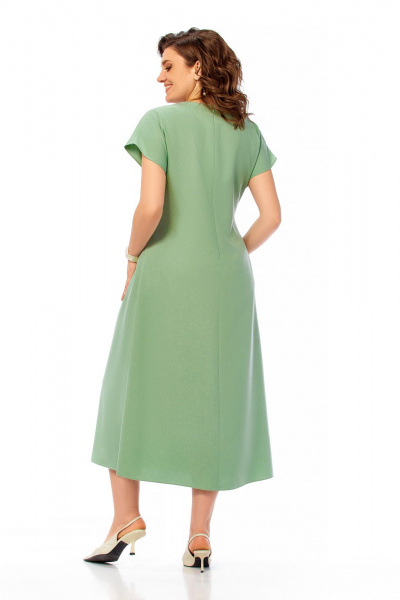 Платье Ольга Стиль С-1019 полынь - фото 1