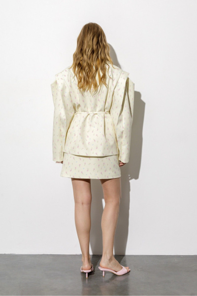 Жакет, юбка PiRS 6790 сливочный - фото 13