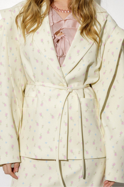 Жакет, юбка PiRS 6790 сливочный - фото 7