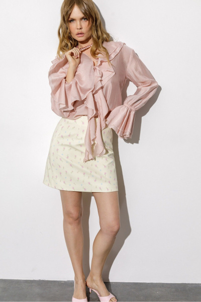 Юбка PiRS 6792 сливочный - фото 4