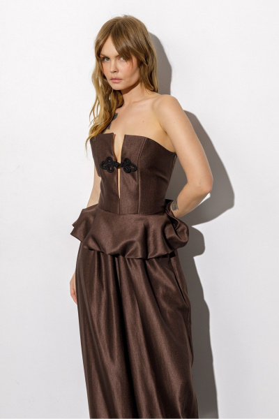 Брюки, корсет PiRS 6800 шоколадный - фото 6