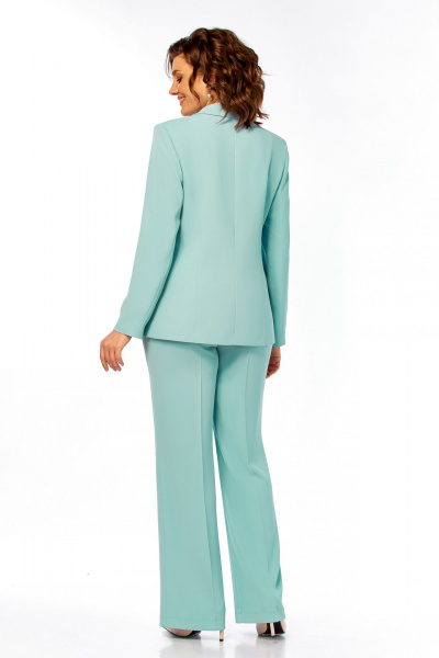 Брюки, жакет Ольга Стиль С-998 мятный - фото 3