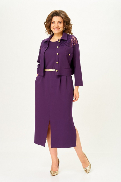 Жакет, платье Svetlana-Style 2161 фиолетовый - фото 2