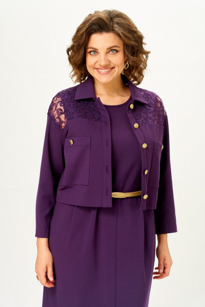 Жакет, платье Svetlana-Style 2161 фиолетовый - фото 5