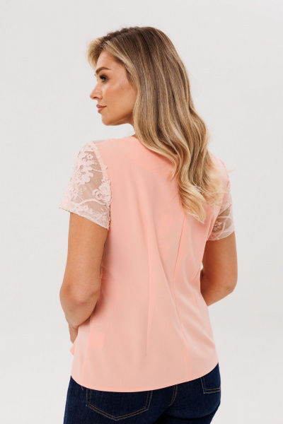 Блуза Anelli 1653 персиковая-дымка - фото 3