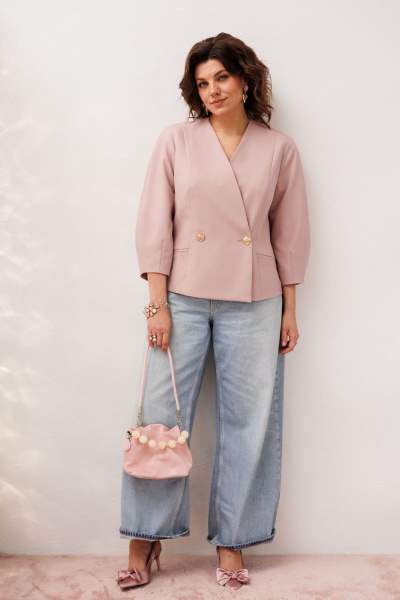 Жакет Anelli 1842 розовая-зарянка - фото 10