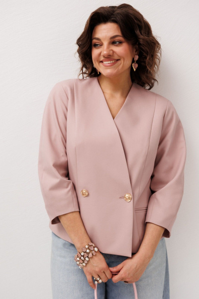 Жакет Anelli 1842 розовая-зарянка - фото 9