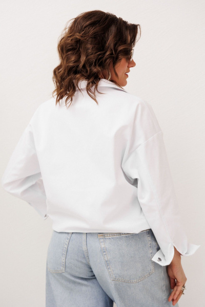 Жакет Anelli 1816 четкий-белый - фото 7