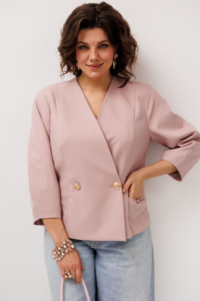 Жакет, юбка Anelli 1844 розовая-зарянка - фото 9