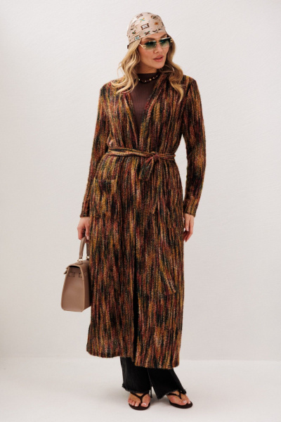 Кардиган Anastasia м-1277 бордо - фото 14