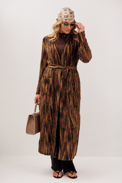 Кардиган Anastasia м-1277 бордо - фото 13