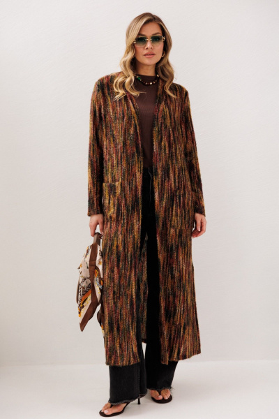 Кардиган Anastasia м-1277 бордо - фото 8