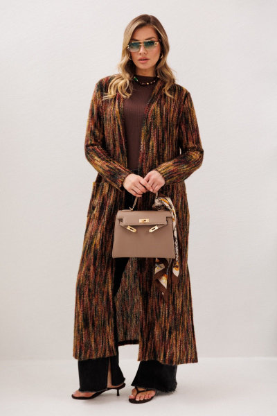 Кардиган Anastasia м-1277 бордо - фото 6