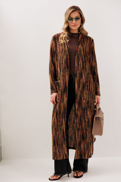 Кардиган Anastasia м-1277 бордо - фото 3