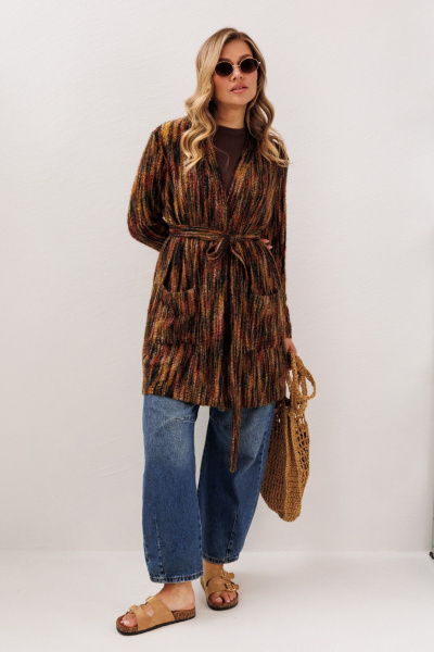 Кардиган Anastasia м-1278 бордо - фото 16