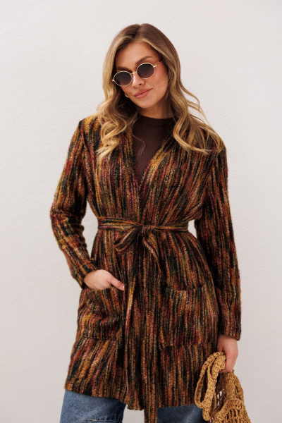 Кардиган Anastasia м-1278 бордо - фото 15