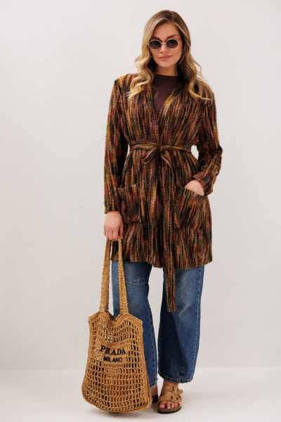 Кардиган Anastasia м-1278 бордо - фото 12