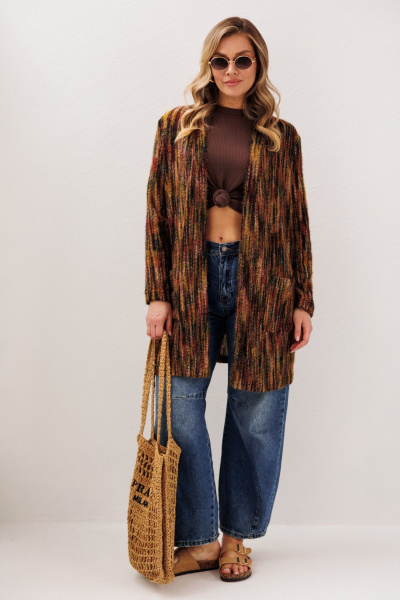 Кардиган Anastasia м-1278 бордо - фото 1