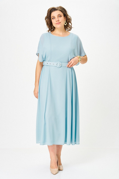 Платье Slaviaelit 568 голубой - фото 8
