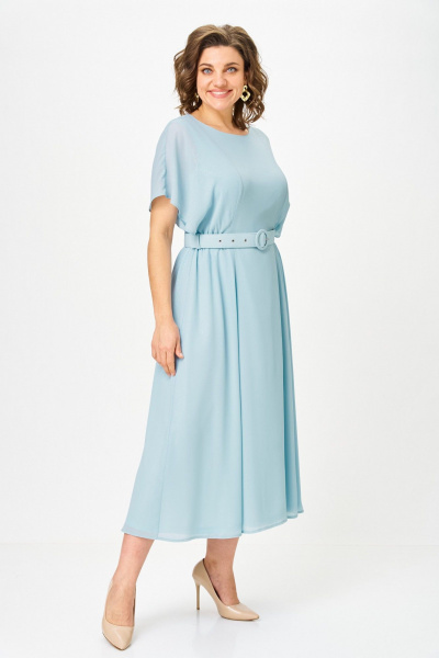 Платье Slaviaelit 568 голубой - фото 5