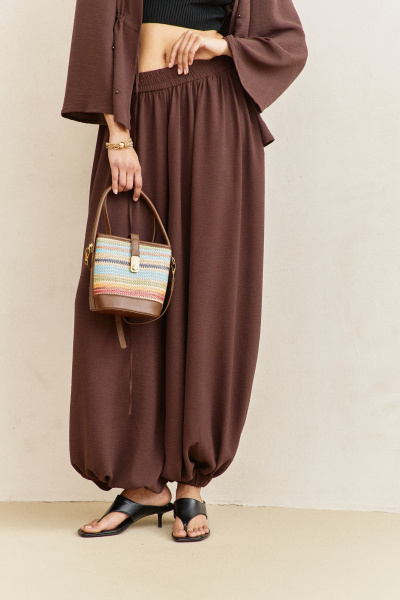 Брюки FLAIM 2102 коричневый - фото 2