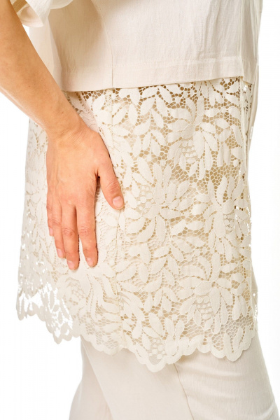 Блуза, брюки VI ORO VR-1271 молоко - фото 8