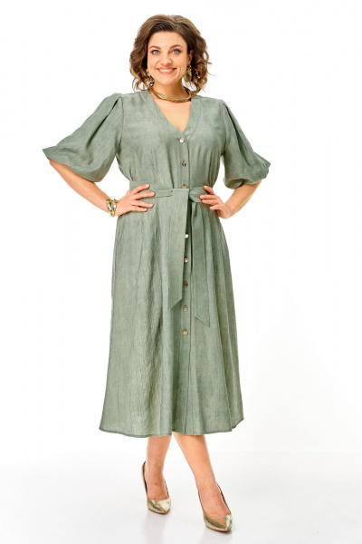 Платье VI ORO VR-1275 олива - фото 14