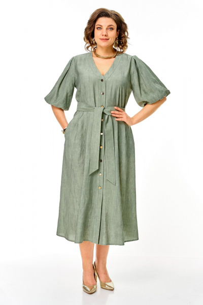 Платье VI ORO VR-1275 олива - фото 13