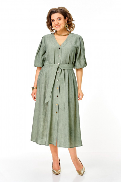 Платье VI ORO VR-1275 олива - фото 12