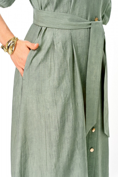 Платье VI ORO VR-1275 олива - фото 11