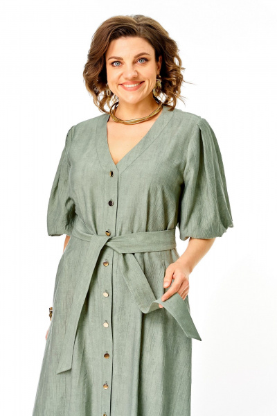 Платье VI ORO VR-1275 олива - фото 9