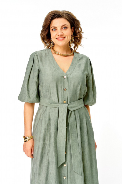 Платье VI ORO VR-1275 олива - фото 8