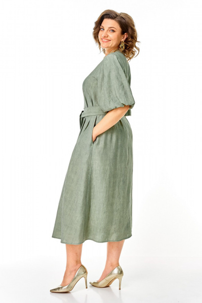 Платье VI ORO VR-1275 олива - фото 6