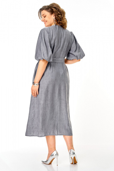 Платье VI ORO VR-1275 стальной - фото 8