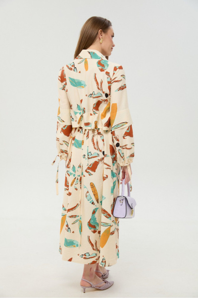 Брюки, кардиган, топ NikVa 976-7 мята_и_бохо_мультиколор - фото 6