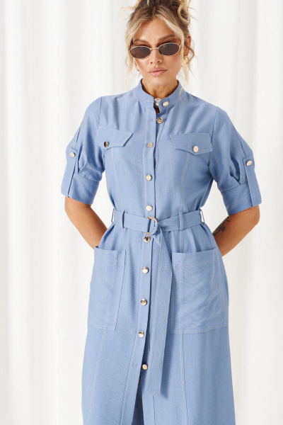 Платье Beautiful&Free 6460 деним - фото 4