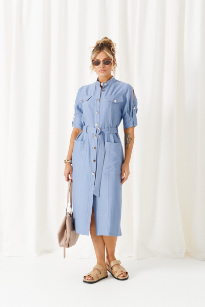 Платье Beautiful&Free 6460 деним - фото 1